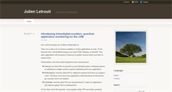 Desktop Screenshot of julienletrouit.com